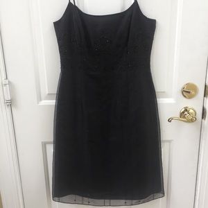 Ann Taylor Silk Beaded Dress